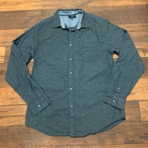 Ocean Current Men's Sz XL Gray Long Sleeve Button Down Flannel Shirt